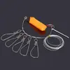 Pato Amarelo Pequeno Balde para Peixe Vivo Isca Aço Inoxidável Trava de Peixe com Plug de Terra para Piscicultura Grande Corda para Amarrar Peixe Dispositivo Portátil de Travamento de Peixe