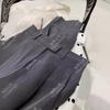 26 Tendencia Caliente de Principios de Primavera Pantalones Tipo Bolsa de Papel de Cintura Alta Ligeramente Cónicos Sueltos Vintage Relajados Estilo Papá Pantalones Casuales de Largo Completo