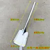 Pala blanca galvanizada de carbono pala de limpieza pala de carbón para el hogar pala de excavación de arena integrada pala para fuego de carbón pala de escoria pala manual fuego