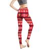 8404 comercio exterior leggings navideños pantalones cortos estampados festivos europeos y americanos pantalones deportivos de fitness leggings al por mayor