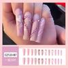 Arte de Unhas para o Dia dos Namorados Peças de Unha, Peças de Unha Vermelhas Doces e Cool Usáveis Transfronteiriças, Adesivos de Unha Postiça em Formato de Coração Feitos à Mão, Peças de Unha para Arte de Unhas