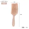 Amazon Venta Caliente Transfronteriza Nuevo Peine de Masaje Esponjoso Hueco Superior Craneal Nuevo Peine Portátil Grande Curvado de Rebote Estilo Pop