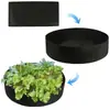 Cubeta Redonda de Fieltro para Plantar Transfronteriza, Caja de Plantación de Jardín No Tejida, Bolsa para Plántulas, Bolsa para Plantar Huerto de Balcón