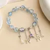 Pulsera de Joyería de Nuevo Estilo, Joyería de Cuentas de Cristal Estilo Coreano, Pareja, Estudiante, Pulsera Infantil, Joyería para Niñas al por Mayor
