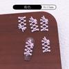 Suave Tallado Corbata Lazo Uñas Arte Joyería Dulce Combinación Perfecta Ballet Encaje Cordón de Zapato Corbata de Lazo Accesorios para Uñas Cinta