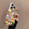 Funda de flor tipo graffiti adecuada para iPhone 17, 16/14pro, Apple 13pro, acabado espejo 15promax17a