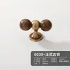 Alça de latão Novo estilo antigo chinês porta de armário guarda-roupa sapateira móveis estilo minimalista francês nogueira alça longa