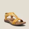 43 tamanho grande fundo grosso salto plataforma sapatos femininos fivela de velcro sandálias femininas