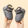 Nuevas Botas de Nieve de Invierno para Niños con Terciopelo Grueso, Suelas Suaves Antideslizantes y Cierre Doble de Velcro, Zapatos Cálidos de Algodón para Niños y Niñas