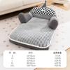 Sofá para mascotas ojo grande lindo celebridad de Internet gato Nido invierno cálido cama para mascotas perro mediano y pequeño perrera Teddy suministros para cama de perro