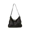 Bolso Tote de Tendencia de Moda Transfronteriza para Mujer Invierno 2025 Nuevo Versátil Gran Capacidad Estilo Extranjero Color de Contraste Bolso de Hombro Único Cruzado