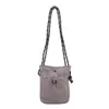 Bolso de teléfono estilo minimalista para mujer, monedero de tela de nailon ligero japonés y coreano, casual y versátil, bolso de hombro ligero, bolso pequeño cruzado