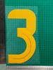 24-25AD Amarillo Adulto B Mercancía Jersey Número Estampado de Letras Número Transferencia Térmica Mapa Suministros para Jersey