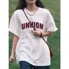 Atacado Transfronteiriço Camiseta Tendência Retro Americana de Manga Curta para Mulheres, Novo Design Verão 2026, Top Estilo Nicho