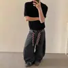 Pantalones Casuales de Gama Alta tipo Cimitarra, Diseño de Nicho Primavera y Verano para Hombres y Mujeres, Pantalones Versátiles de Pierna Ancha con Caída hasta el Suelo Ins
