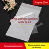 Em estoque saco de opp engrossado saco de embalagem de vestuário saco autoadesivo horizontal saco autoadesivo de plástico transparente saco autoadesivo