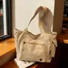 Bolso de Mujer Tendencia Transfronteriza Bolso de Mano Nuevo Estilo Otoño e Invierno 2025 Bolso para Suegra Bolso de Tela de Nylon Gran Capacidad Bolso Bandolera de un Solo Hombro