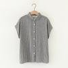 ¡Dinero doméstico! Camiseta de Algodón Transpirable de Hilado de Algodón de Doble Capa de Estilo Japonés Súper Suave Cerosa Simple sin Mangas