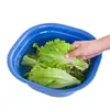 Lavabo Pequeño Cuadrado de Plástico Engrosado para Uso Doméstico, Adecuado para Dormitorios de Estudiantes, Lavado de Ropa de Bebé y Lavado de Verduras en la Cocina, Venta al por Mayor