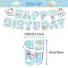 Venta Caliente Sanrio Perro Gui de Jade Decoración para Fiesta Temática Bandera de Cumpleaños Infantil Tarjeta para Pastel Traje de Globos