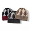 Gorro de Cachemira para Mujer Tejido Muestra la Cara Pequeño Cálido Ocio Gorro de Lana Otoño e Invierno Compras Gorro Protector de Orejas Gorro Tejido Gorro para el Frío