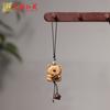Serie de Cadenas para Teléfono Móvil de Grano de Café de Madera de Durazno Juguete Cultural Oso y Cachorro Accesorios Colgante