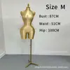 Maniquí de Cuerpo Humano, Modelo Femenino, Soporte de Exhibición para Modelo BBL Tallas Grandes, Modelo Dorado Europeo y Americano, Artículo Popular de Comercio Exterior