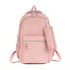 Mochila Escolar Color Block para Estudiantes de Secundaria y Preparatoria, Mochila Trendy de Gran Capacidad para Hombres, Mochila Casual de Tela Oxford, Moda Urbana