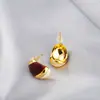 Pendientes de Tachuela Geométricos Rayados Únicos de Moda Diseño de Nicho Pendientes Versátiles Nueva Tendencia Pendientes Simples