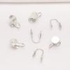 Color oro 18K retenedor de color clip para oreja de espiral para mosquito accesorios para la oreja convertidor de clip para oreja aretes indoloros cambiar aretes oreja invisible