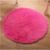 Alfombra Transfronteriza para Sala de Estar, Resistente al Desgaste, Resistente a la Suciedad, Fácil de Cuidar, Felpudo Decorativo de Lana de Seda, Alfombra Redonda Doméstica para Dormitorio junto a la Cama