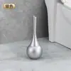 Baño Inodoro Lavabo Cepillo para Inodoro Cepillo para el Hogar Lindo Mango Largo Limpieza Hogar De Pie Plata Oro Negro