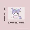 Lindo Adhesivo de Cristal UV Sanrio DIY Taza de Vidrio Papelería Adhesivo Decorativo Etiqueta de Cristal Despegar y Pegar