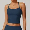 Chaleco de Yoga de Felpa Cepillada de Invierno Secado Rápido Fitness Versátil Superior Ropa Exterior Chaleco Deportivo para Correr para Mujer 8519
