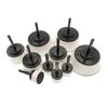 Haste longa de peça única 6MM Bandeja de Velcro 1/2/3 polegadas haste de EVA branca disco de polimento lixa autoadesiva disco de polimento