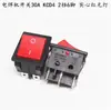 Interruptor basculante KCD4 30A alta corriente horno de soldadura interruptor de calentador máquina de mahjong aparato eléctrico 6 pines 2 posiciones pin de cobre