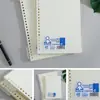 Cuaderno de Hojas Sueltas Engrosado, Cuaderno Espiralado, Cuaderno Sencillo con Rayas para Estudiantes, Bloc de Notas en Blanco con Cuadrícula, Cuaderno de Oficina