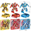 6002 coche deformable robot modelo héroe guerrero infantil deformación manual coche deportivo juguete para niño de 3-6 años