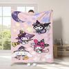 Manta de la Serie de Halloween Sanrio Más Vendida en Amazon Transfronterizo Manta de Felpa de Dibujos Animados Hello Kitty para Sofá