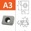 Bloque de Carril de Guía Lineal Bloque de Fijación de Carril para Máquina-Herramienta Placa de Presión Pórtico k3y4y5t1t2t3 Tipo Bloque de Cuña