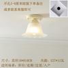 Luz de Entrada Balcón Pasillo de Vidrio Crema Francés Estilo Americano Hogar LED Balcón Vestidor Luz de Techo