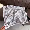 Lenço quadrado com padrão espinha de peixe combinando cores, sensação de algodão e linho, lenço quadrado pequeno, lenço de seda, turbante imitação de veludo, lenço de proteção solar, lenço feminino