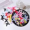 Qian Yan 35mm Médio Infantil Adulto Acessórios para Cabelo Laço de Fita Rabo de Pomba Grampo de Cabelo Grampo de Cabelo terno Bebê Headwear Um