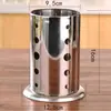 Suporte para hashis de aço inoxidável, caixa de armazenamento de hashis de parede, organizador de utensílios de cozinha para catering comercial, suporte para colheres e hashis