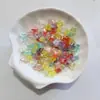 Acrílico Mabe Colorido Dourado Luminoso Borboleta Pequena 3D Contas Soltas para Pulseiras Artesanais DIY Pingentes e Materiais para Miçangas