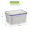 Com Certificação Fcm, Geladeiras Transfronteiriças São Especialmente Fornecidas com Caixas de Vedação de Dreno com Tampas, Caixas de Armazenamento para Geladeira, Caixas de Conservação para Legumes e Frutas