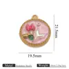 Colgante Serie Flor Perla de Acero Inoxidable Transfronterizo Colgante DIY Moda Europea y Americana Accesorios para Ropa Pulsera Collar