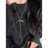 Mejora tu atuendo~ Collar Largo con Colgante de Pez Pequeño Estilo Coreano para Mujer, Cadena para Clavícula de Lujo Ligero de Nicho de Gama Alta, Accesorio de Verano