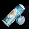 Taza Termo de Cerámica Jingdezhen de Doble Capa para Oficina con Tapa Esmaltada Calada Taza Práctica Taza de Cerámica con Logo Venta al por Mayor