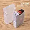 Estuche para cigarrillos para hombre, portátil, engrosado, resistente a la presión, para paquete blando de 20, estuche de plástico con tapa abatible, creativo y personalizado, accesorio para fumar